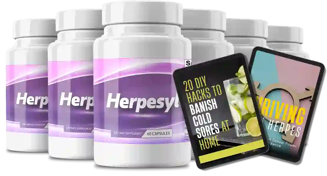 Herpesyl support supplement  - 6 bottles -image